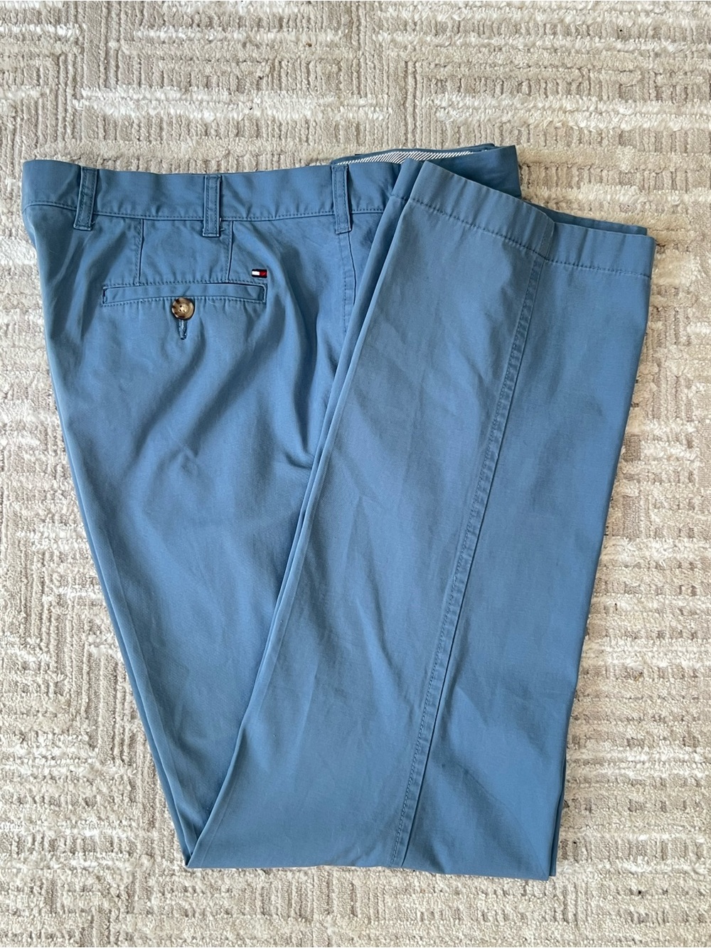 Tommy Hilfiger Men’s Classic Fit Chino Pants Slate Blue Size 40/34